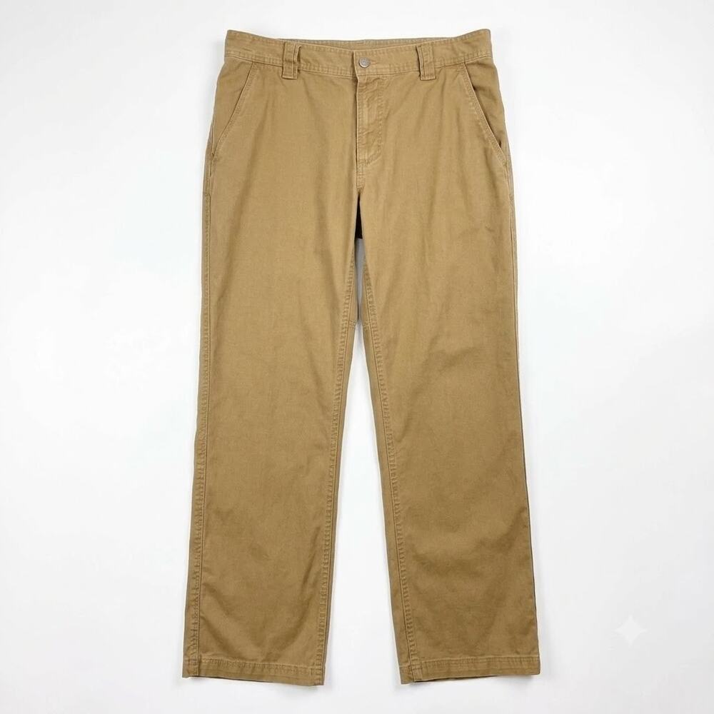 Columbia Griphoist Pant Tan Khaki Outdoors Hiking Omni-Shield CottonMens 36x32